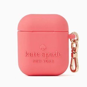 Kate Spade New York AirPods Case With Clip Panache Pink